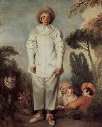 Jean-Antoine Watteau Gilles painting